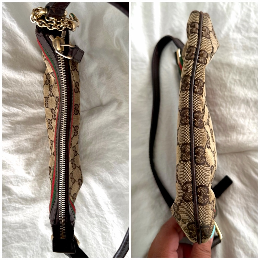 👑✅PRICE FIRM✅ AUTHENTIC Gucci Mini Web Charm Bag - Picture 5 of 16